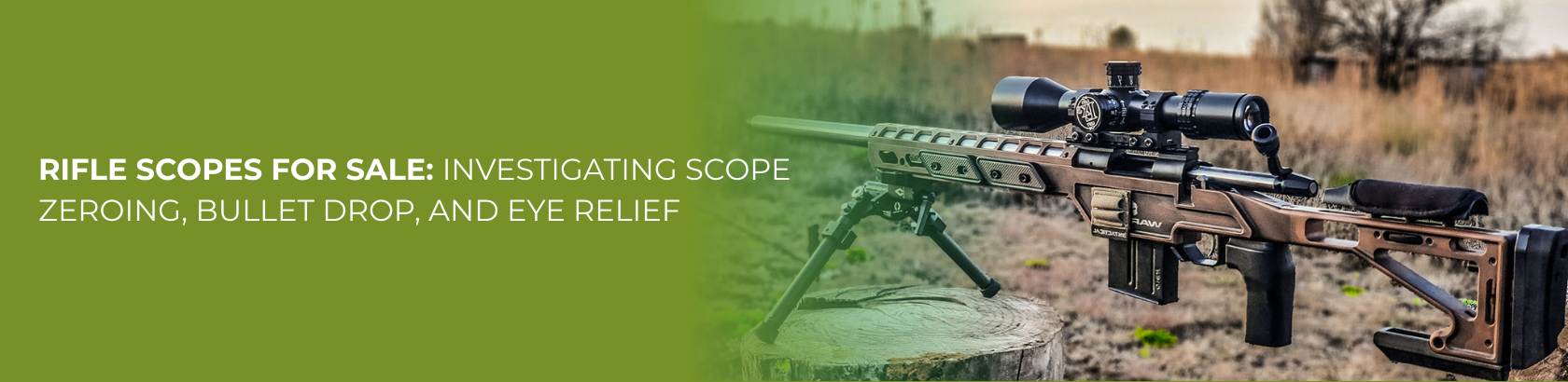Rifle Scopes For Sale: Investigating Scope Zeroing, Bullet Drop, And ...