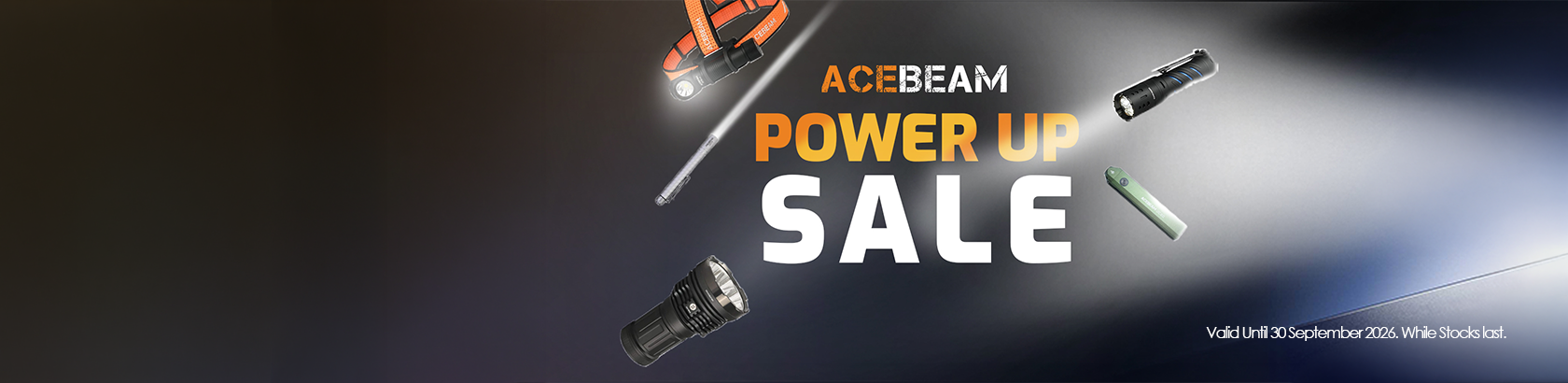 ACEBEAM - POWER UP SALE ACEBEAM - POWER UP SALE