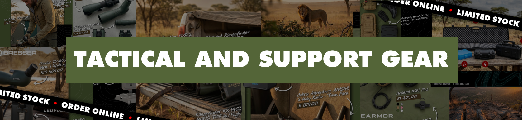 Tactical and support Gear Tactical and support Gear