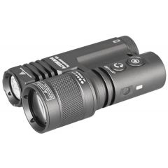 Acebeam Terminator M1 Dual Head LEP/LED Flashlight - Black, 3500 Lumens