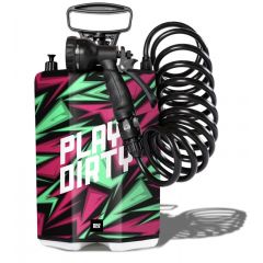 BeachBox Portable 5L Play Dirty Pink And Green Shower Tank