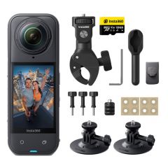 Insta360 X5 8K 360 Action Camera Motorcycle Bundle