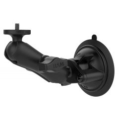 RAM Twist-Lock Dual Suction Mount with 1-4