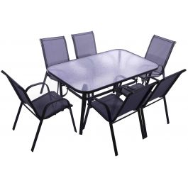 Seagull Steel Patio Set 7 Piece