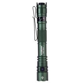 Acebeam TAC 2AA 1600 Lumen LED Green Flashlight