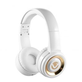 Volkano Lunar Series Bluetooth Headphones White Rose Gold