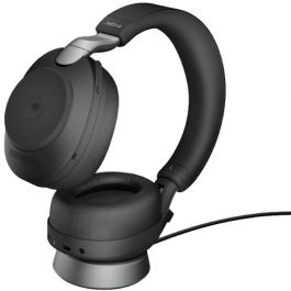 Jabra Evolve2 85 UC Stereo Headset - Link 380a, USB-A, Charging Stand