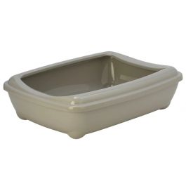 Tray Rim Moderna Arist-O-Tray & Rim Cat Litter Tray - Medium, Warm Grey