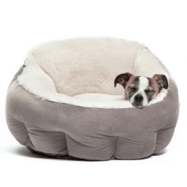 Best Friends Deep Dish Ilan Cuddler Dog And Cat Bed Jumbo Grey