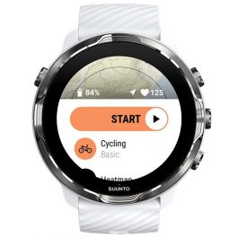 Suunto 7 GPS Sports Smart Watch White Burgundy