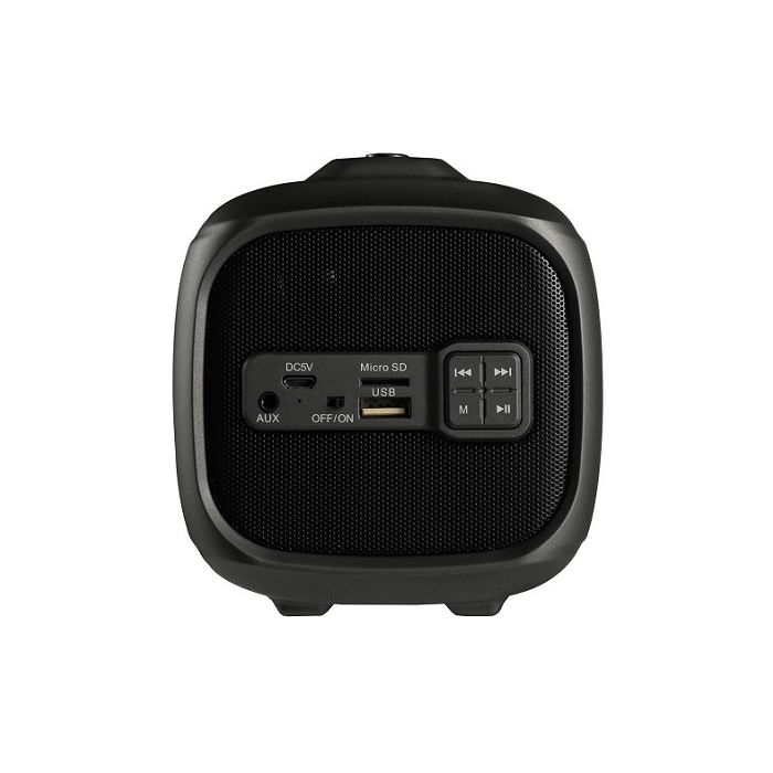 Volkano Bazooka Squared Series Bluetooth Speaker - Black