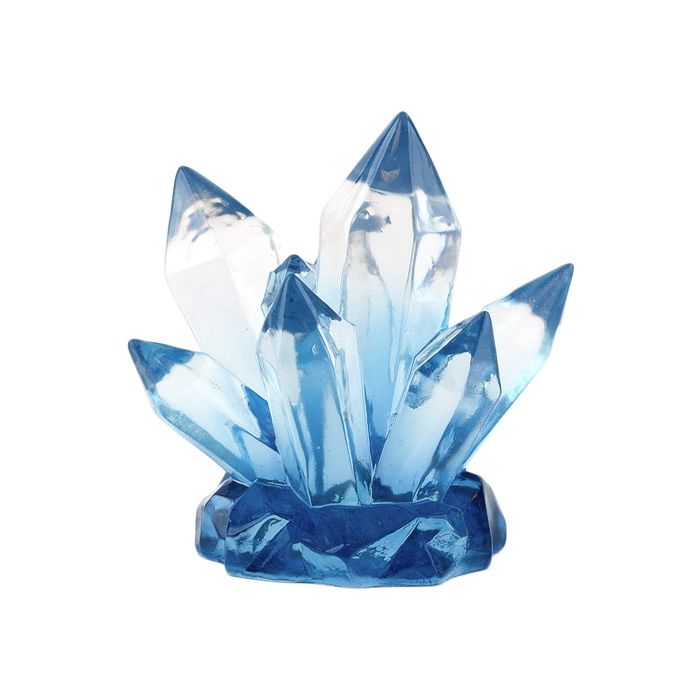 Penn Plax Crystal Cluster Aquarium Ornament Blue