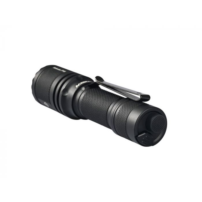 エースビーム　P16 18650 フラッシュライト Acebeam P16 Defender Dual Tail Switch Flashlight - 1800 Lumens, Black