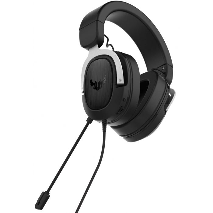 Asus TUF Gaming H3 7.1 Surround Sound Gaming Headset Silver 50mm