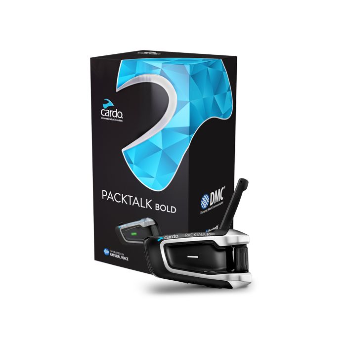 Cardo Packtalk Bold Bluetoothインターコム Cardo Packtalk Bold + Motorcycle Communication System - Double