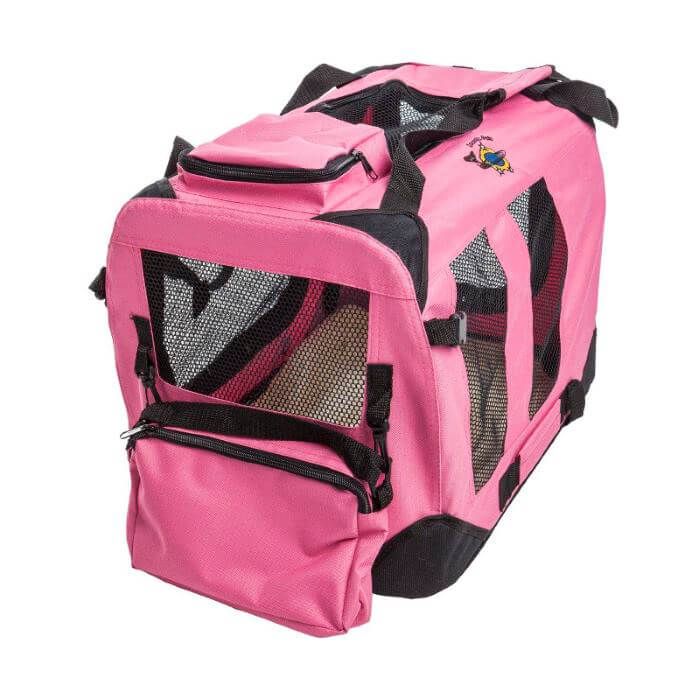 Cosmic Pets Collapsible Pet Carrier - Small - Pink