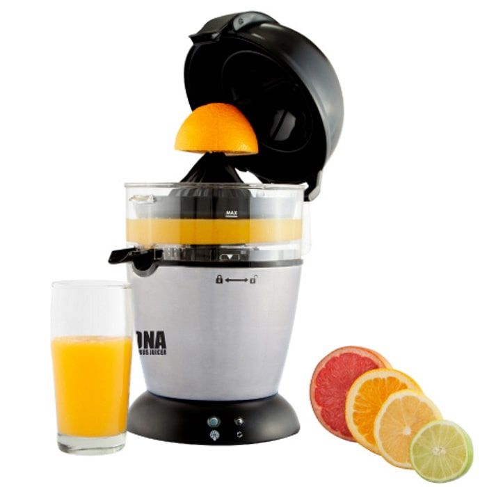 DNA Appliances Citrus Juicer - 400ml, Brushed Metal