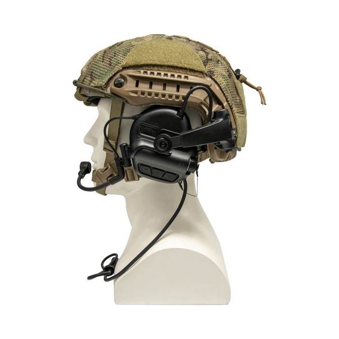 Earmor MilPro M32X Mark3 Noise Reducing Helmet Headset - Black
