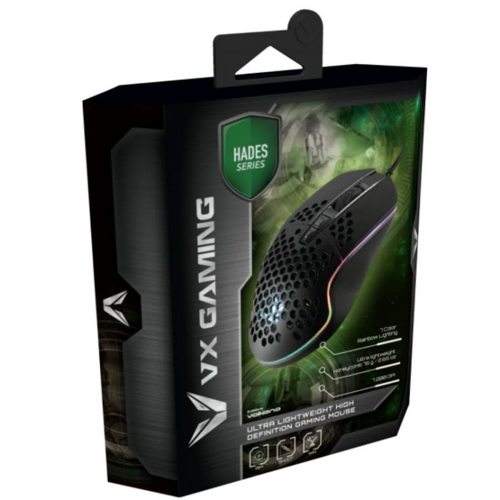 なべぞこ　Mouse Computer LITTLEGEAR VX Gaming Hades Series Ultra-lightweight Gaming Mouse - 7200DPI