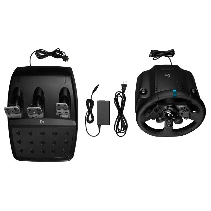 Logitech G923 Racing Wheel and Pedals for PS5 PS4 and PC - USB ,PLUGC
