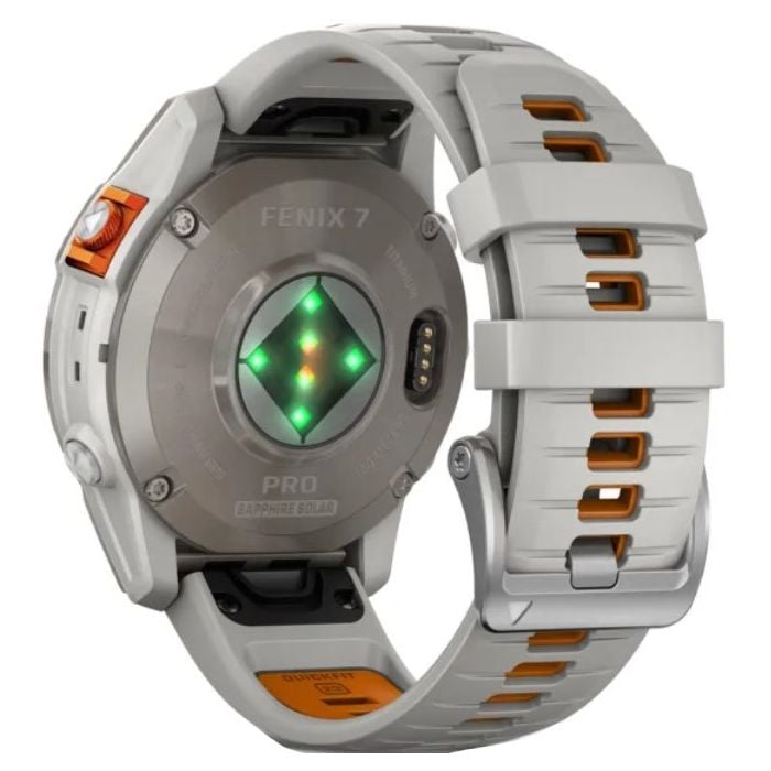 Garmin fenix 6 pro sapphire titanium with ember orange band on sale