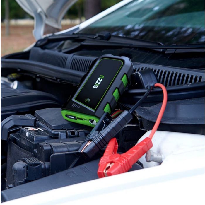Gizzu Jump Starter - Black, 16400mAh, 2000A