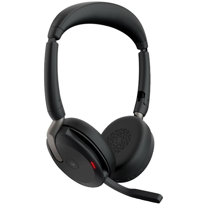 Jabra Evolve2 65 Flex Uc Stereo Headset With Wireless Charger