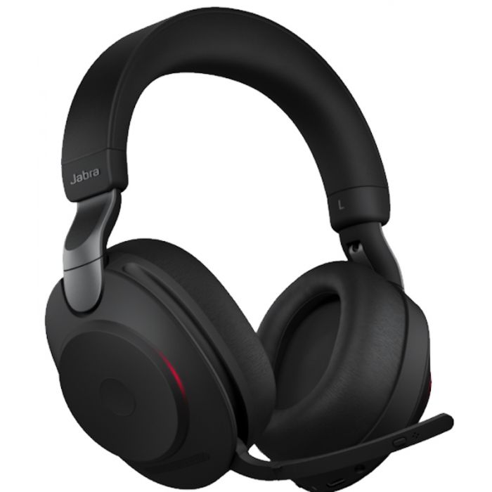 Jabra Evolve2 85 UC Stereo Headset - Link 380a, USB-A, Charging Stand