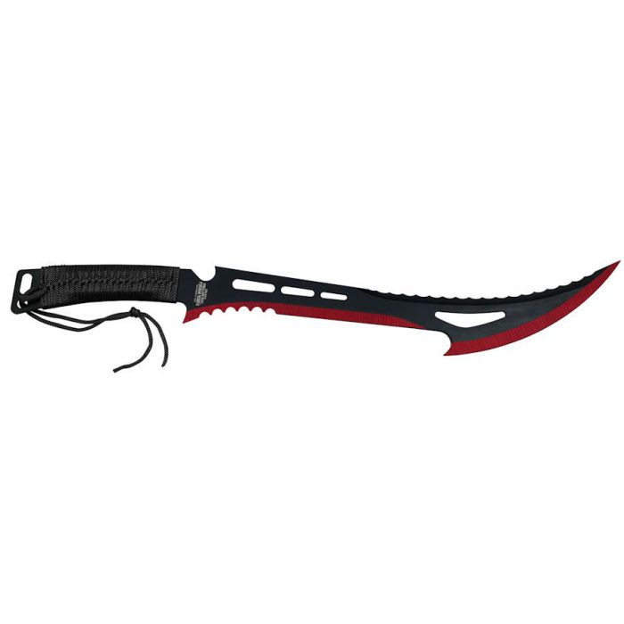 Master Cutlery Fantasy Z-Hunter Machete - 24 Inch, Red
