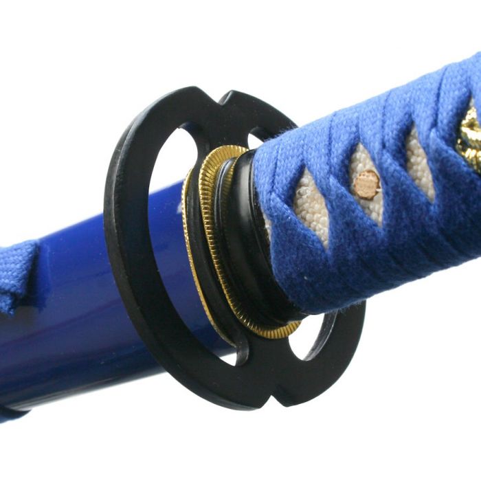 Master Cutlery Ten Ryu Hand Forged Samurai Sword - 41 Inch, Blue