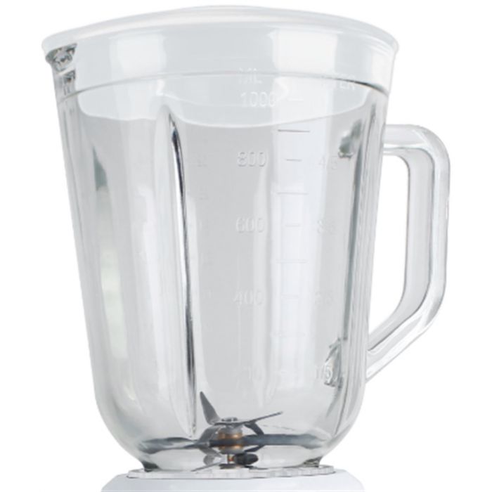 Mellerware Fusion Glass Jug Blender - White, 1L, 300W