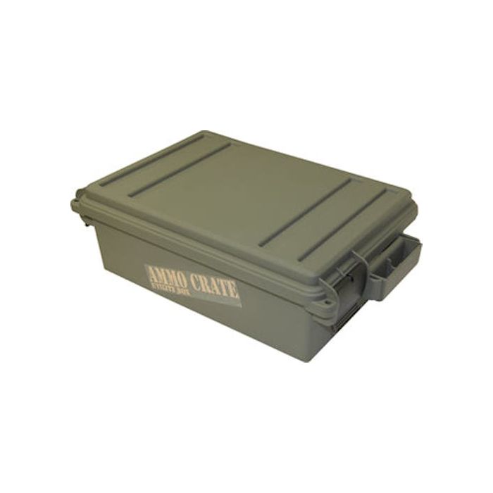 MTM ACR418 Utility Storage Box - Army Green Ammo Crate Style For Tools & Gear