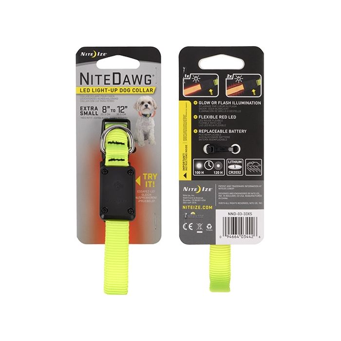 Nite ize nite dawg led dog collar top