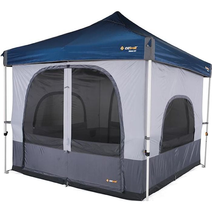 Oztrail Gazebo 3.0 Tent Inner Kit Polyester Black Grey