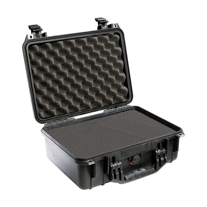 Pelican 1450 セキュリティケース ブラック Pelican 1450 Protector Case With Foam - Black