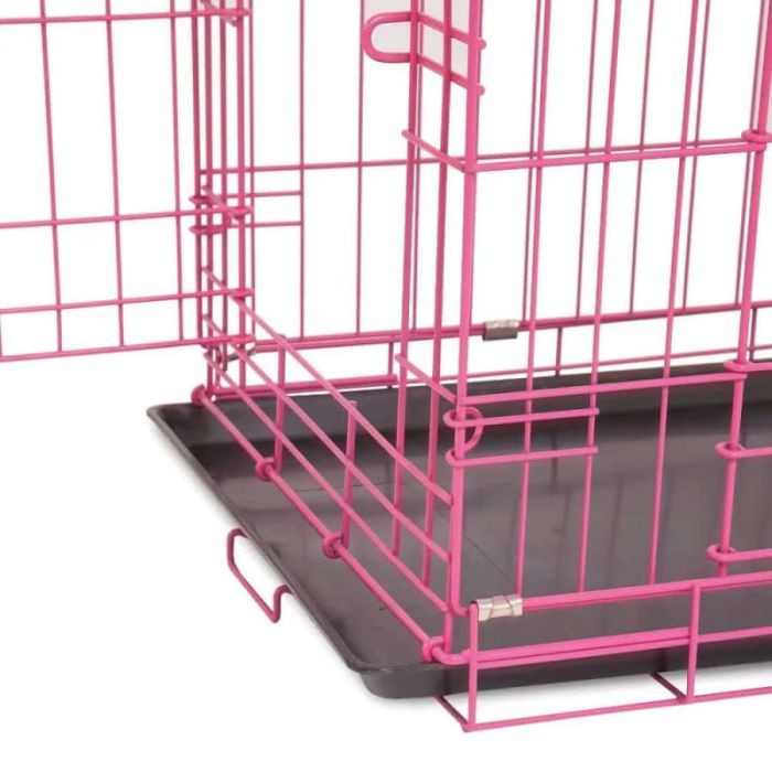 Petmate pink dog crate shop