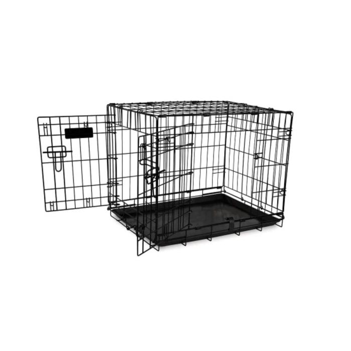 Petmate Training Retreat 2 Door Wire Crate Medium Black