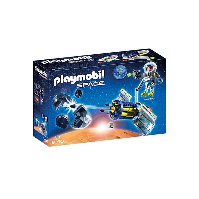 Playmobil satellite meteoroid laser clearance