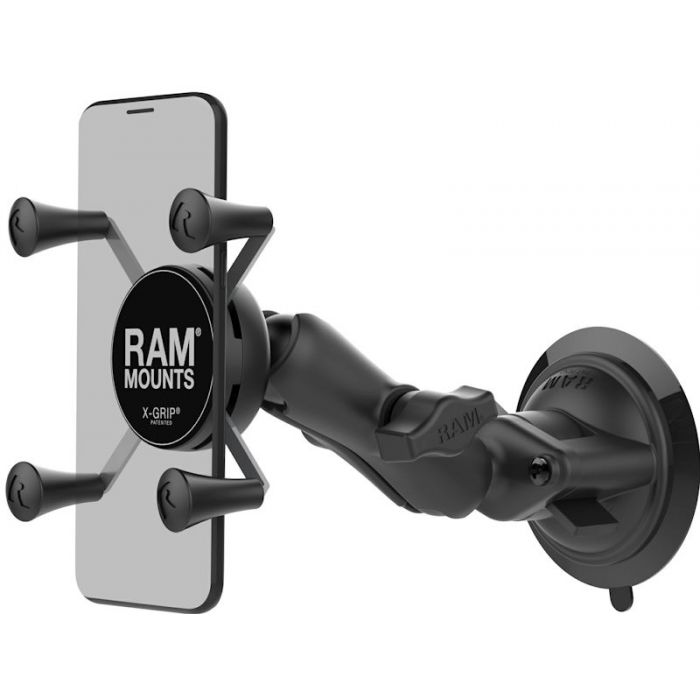 RAM X-Grip iPhone 5 Holder with Twist Lock Suction Cup Mount (sku 18390)