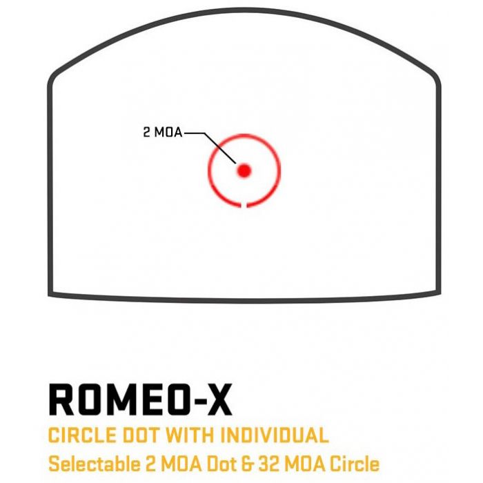 Sig Sauer Romeo-X Pro 2 Moa Circle Dot 1x Reflex Sight