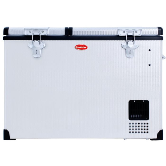 SnoMaster SMDZ-LP66D Low Profile Stainless Steel Dual Compartment