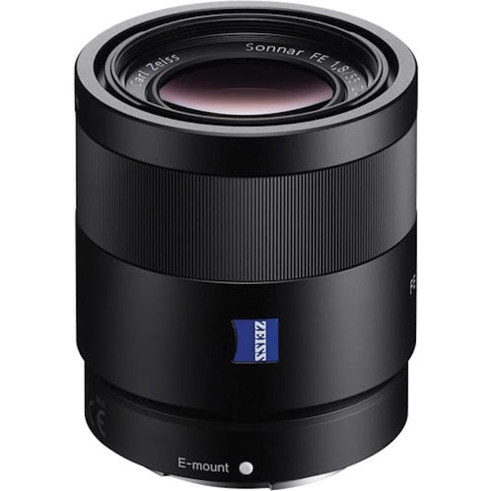 ［美品］SONY Sonnar T* FE 55mm F1.8 ZA Sony Sonnar T FE 55mm f/1.8 ZA Lens - Black