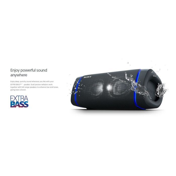 Sony SRS-XB33 Wireless Bluetooth Speaker - Extra Bass, Blue