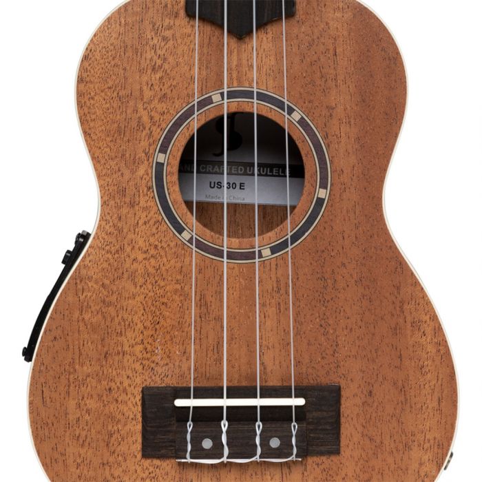 d*t様 ALBIT Acoustic Ukulele 2ch Pre-Amp Stagg Acoustic-Electric Soprano Ukulele With Sapele Top And Gigbag