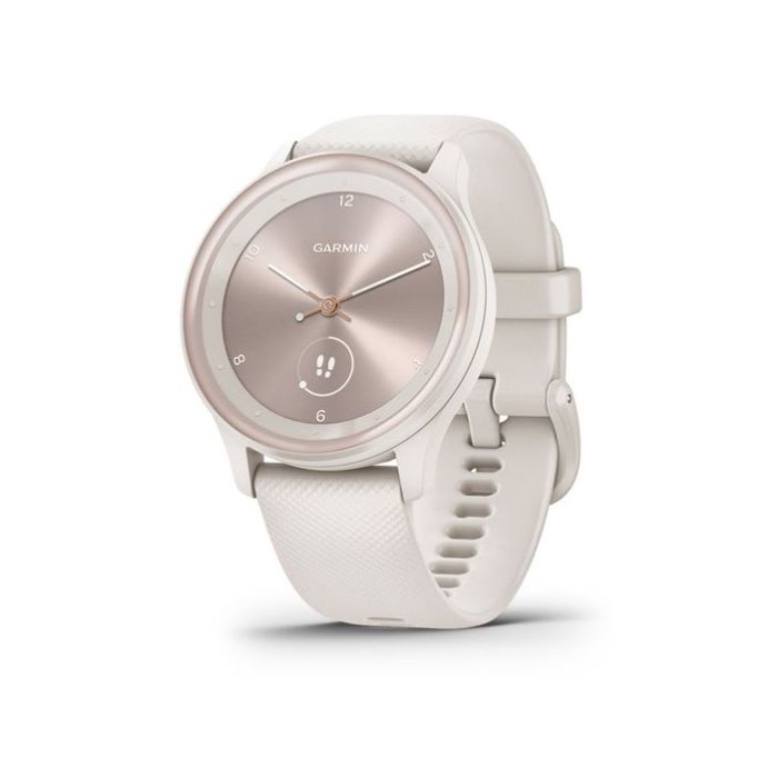 Garmin Vivomove Sport Smartwatch - Ivory/Peach Gold