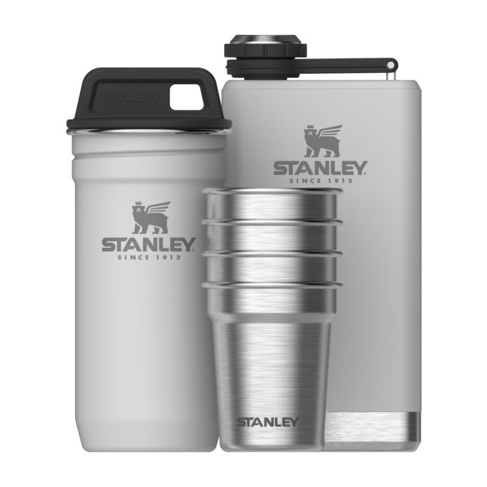 Stanley Adventure Shot And Flask Gift Set - Polar White