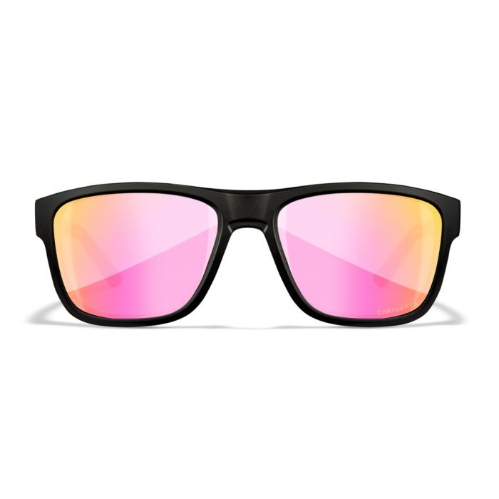 Wiley X Ovation Polarized Glasses Rose Gold Matte Black