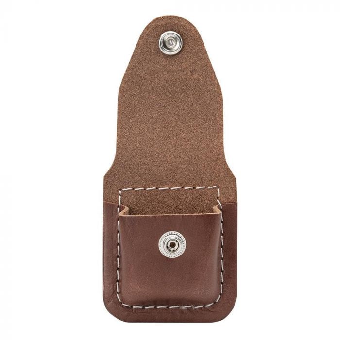 Zippo Leather Lighter Pouch - Clip, Brown